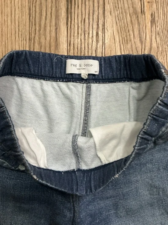 Rag & Bone Miramar Terry Straight Wide Leg Pant Size S - Picture 4 of 6